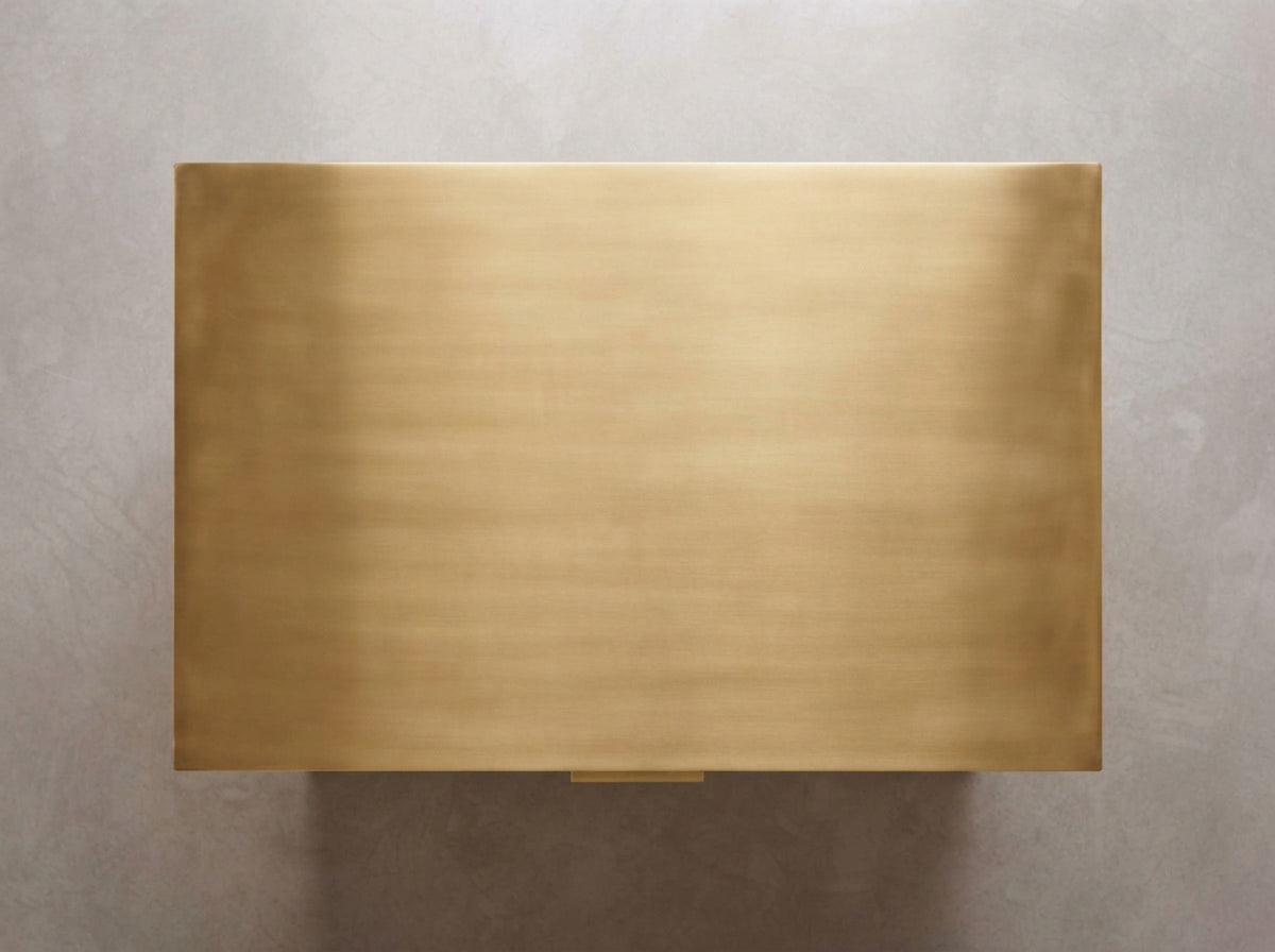 Arcana Mother of Pearl & Brushed Brass Three Drawer Dresser