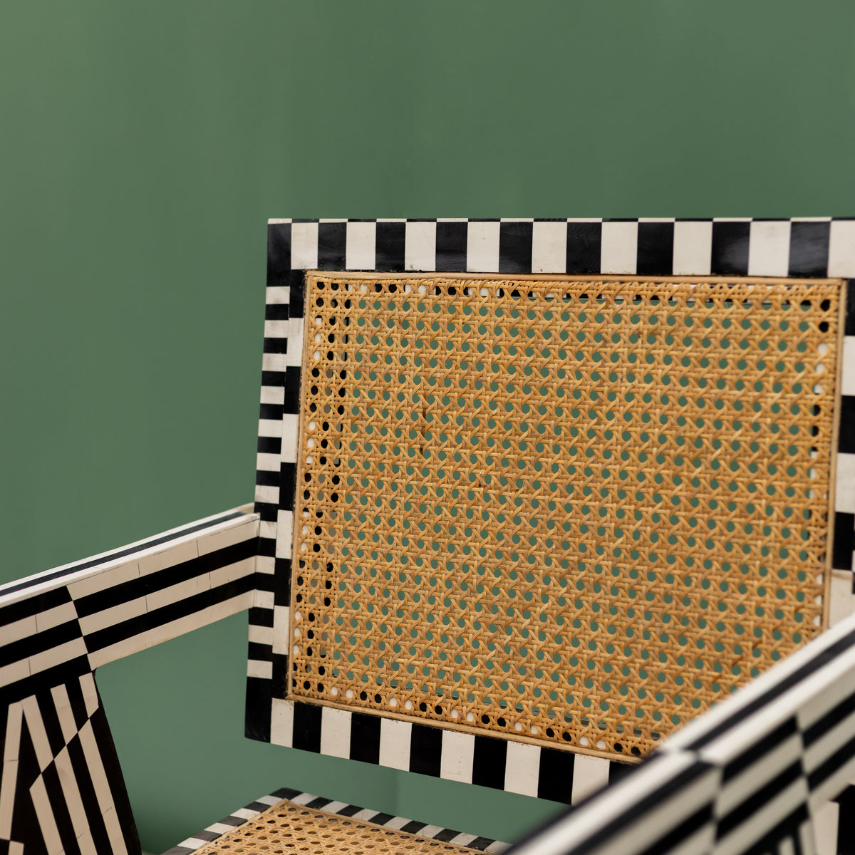 Nova Inlay Cane Armchair