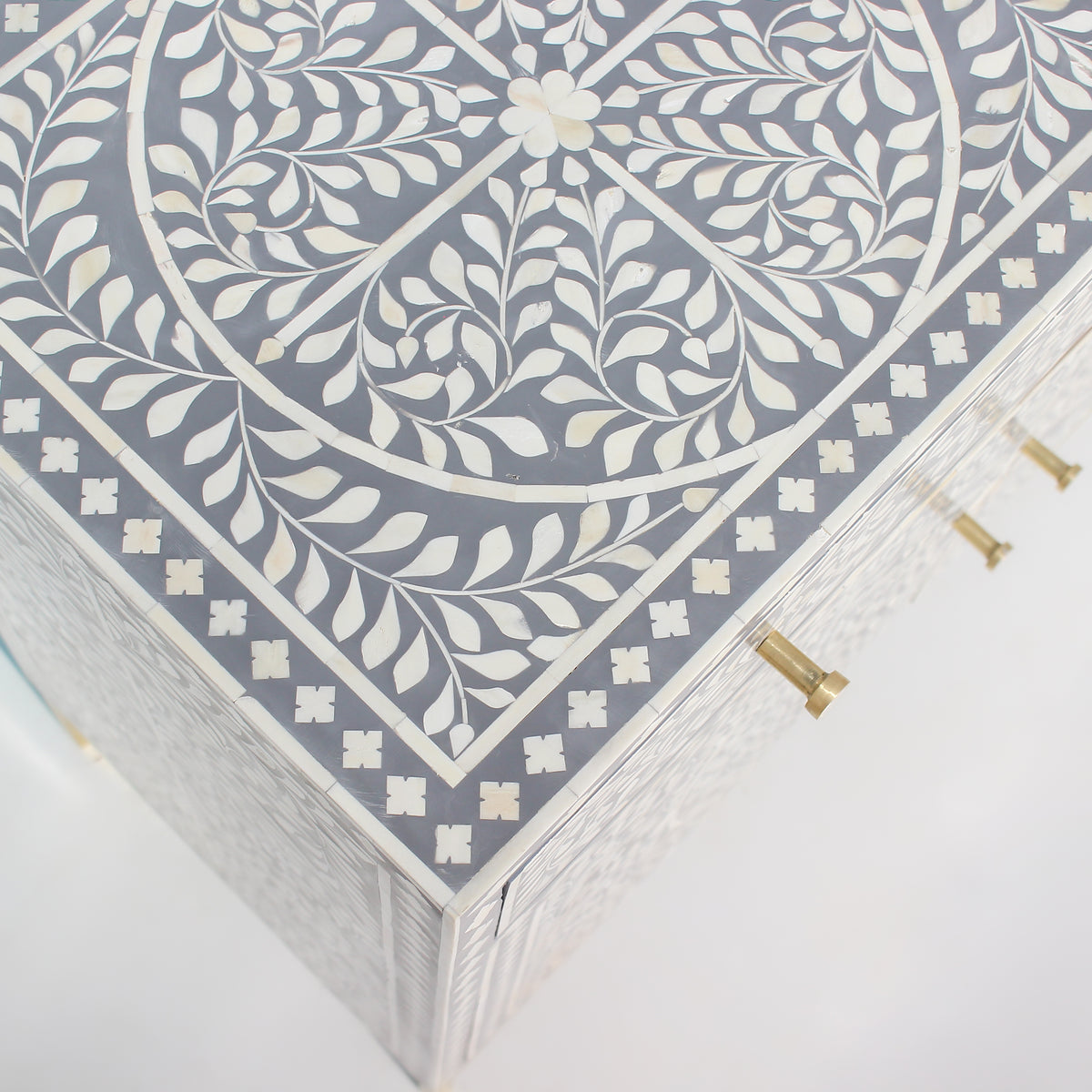Arabesque Inlay Buffet - Grey