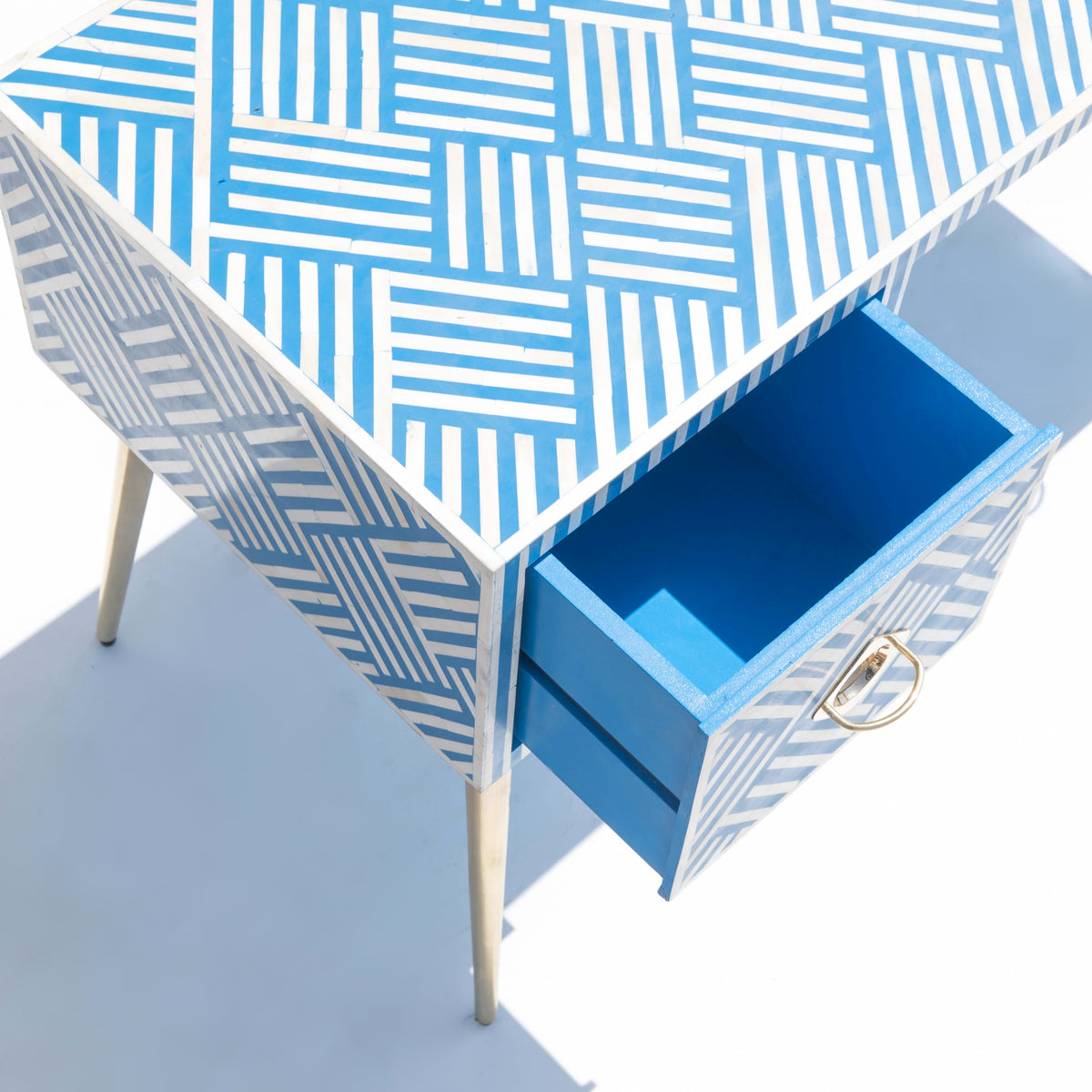 Entwine Inlay Black Writing Desk
