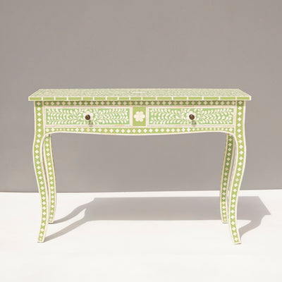 French Style Arabesque Inlay Console Table