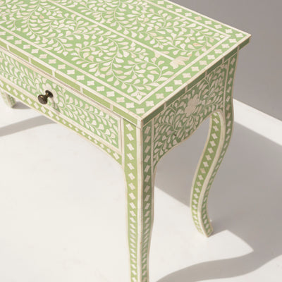 French Style Arabesque Inlay Console Table
