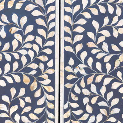 Arabesque Mother of Pearl Inlay Tea Corner Cabinet
