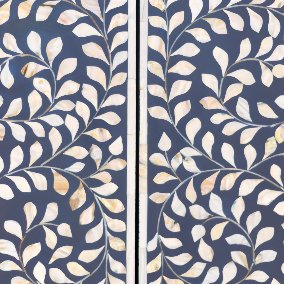 Arabesque Mother of Pearl Inlay Tea Corner Cabinet
