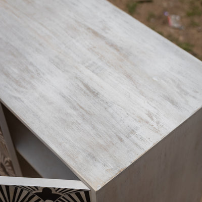 Art Deco Fan Pattern Inlay Sideboard