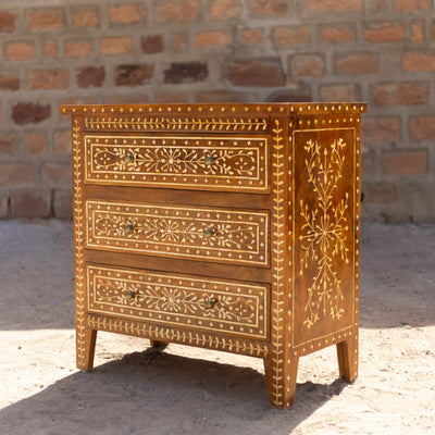 Gulzar Inlay Three-Drawer Chest