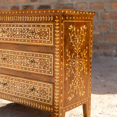 Gulzar Inlay Three-Drawer Chest