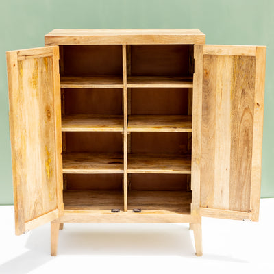 Entwine Inlay Mango Wood Cabinet