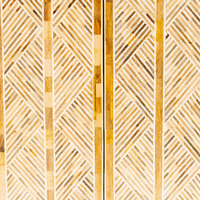 Entwine Inlay Mango Wood Cabinet