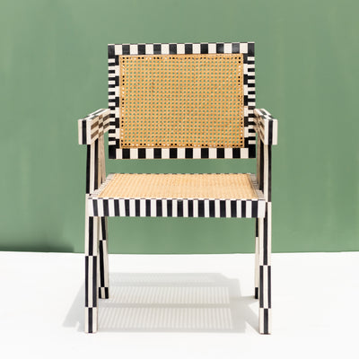 Nova Inlay Cane Armchair