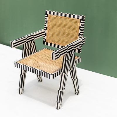 Nova Inlay Cane Armchair