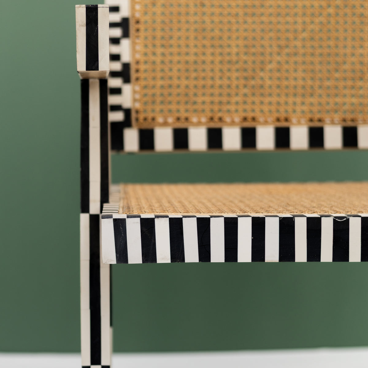 Nova Inlay Cane Armchair