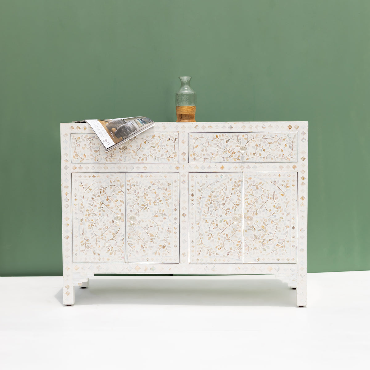 Arabesque Mother of Pearl Inlay Buffet