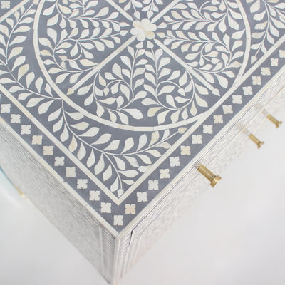 Arabesque Inlay Buffet - Grey