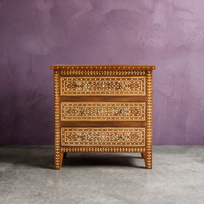 Gulzar Inlay Three-Drawer Chest